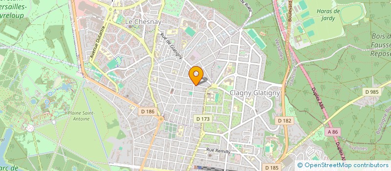 localisation de l'entreprise GALERIE NEMMA  LE CHESNAY-ROCQUENCOURT