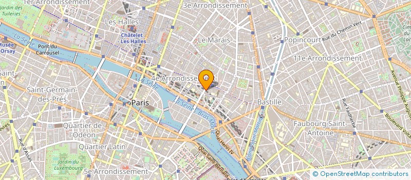 localisation de l'entreprise GALERIE PAMYR  PARIS