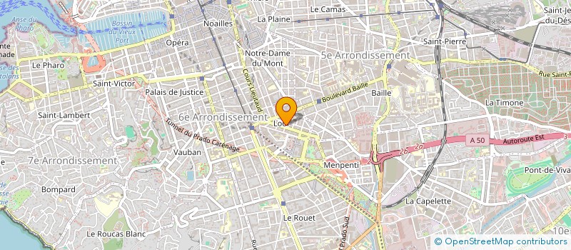 localisation de l'entreprise GALERIE PASSE à MARSEILLE