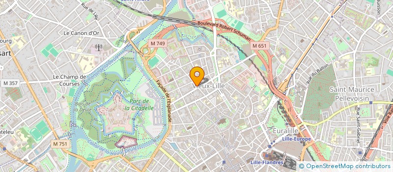 localisation de l'entreprise GALERIE PAULINE RENARD  LILLE