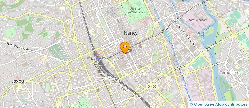localisation de l'entreprise GALERIE RAUGRAFF à NANCY