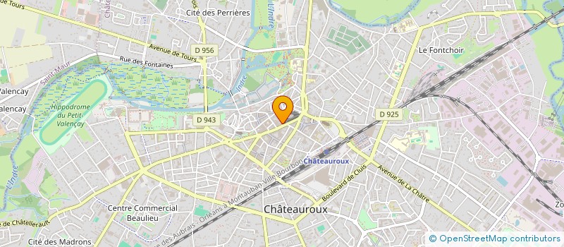 localisation de l'entreprise GALERIE REPUBLIQUE à CHATEAUROUX