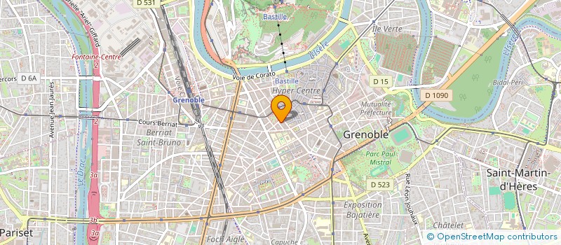 localisation de l'entreprise GALERIE SAINT ANGE  GRENOBLE