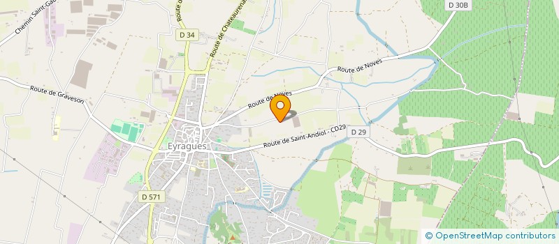 localisation de l'entreprise GALERIE SAINT-CHARLES  EYRAGUES