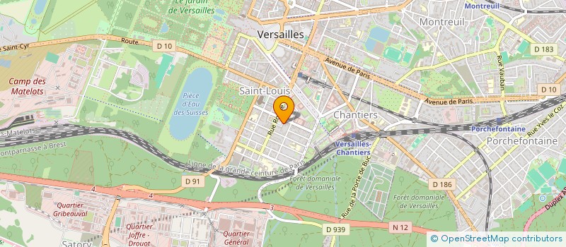 localisation de l'entreprise GALERIE SAINT LOUIS à VERSAILLES