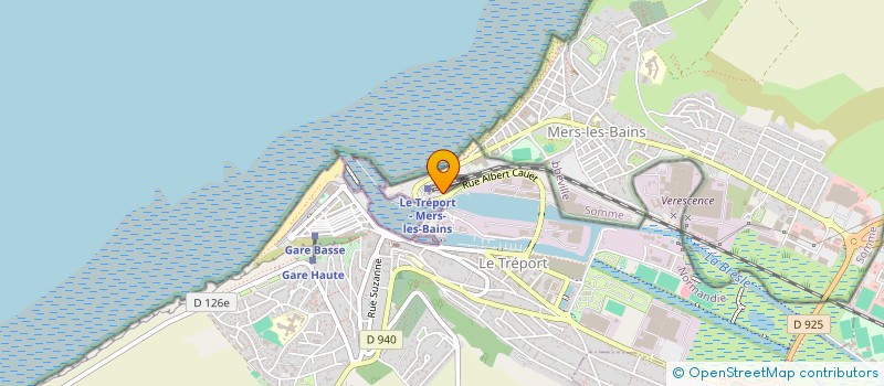 localisation de l'entreprise GALERIE SARL à LE TREPORT