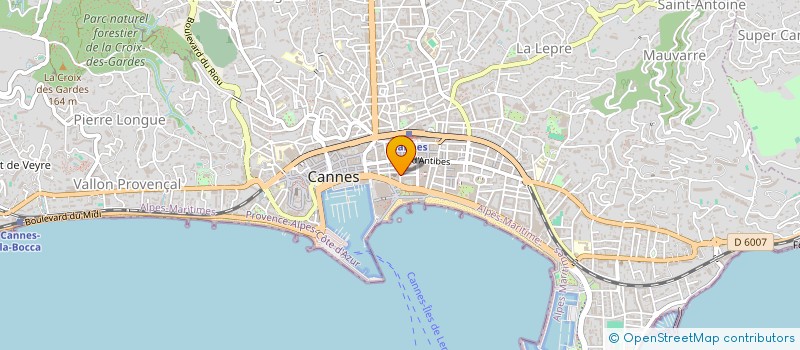localisation de l'entreprise GALERIE SIGNATURES à CANNES