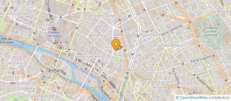 localisation de l'entreprise GALERIE SOPHIE SCHEIDECKER  PARIS