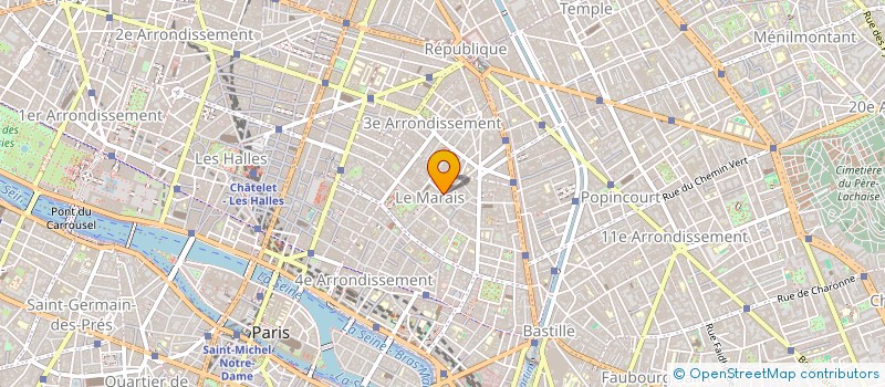 localisation de l'entreprise GALERIE SPEERSTRA  PARIS