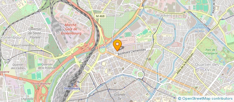 localisation de l'entreprise GALERIE STARC à STRASBOURG