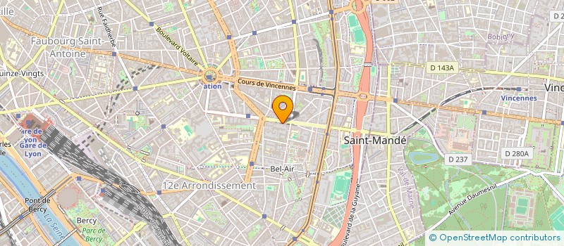 localisation de l'entreprise GALERIE STEPHANE DAUBERVILLE  PARIS