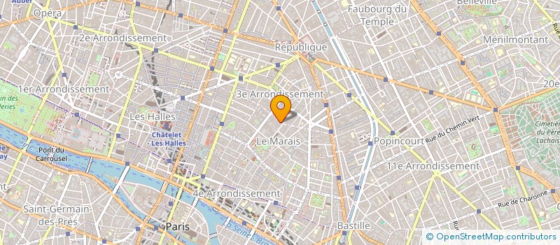 localisation de l'entreprise GALERIE SUZANNE TARASIEVE  PARIS