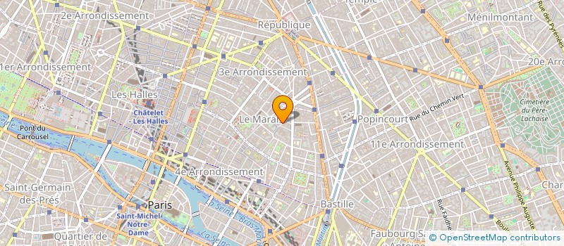 localisation de l'entreprise GALERIE THUILLIER  PARIS