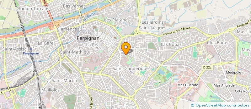 localisation de l'entreprise GALERIE TORCATIS  PERPIGNAN