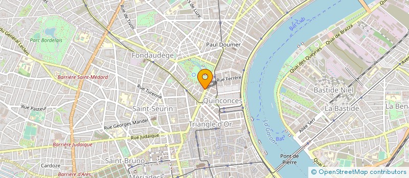 localisation de l'entreprise GALERIE TOURNY à BORDEAUX