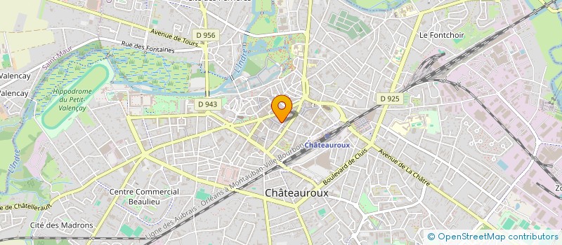 localisation de l'entreprise GALERIE VICTOR HUGO à CHATEAUROUX