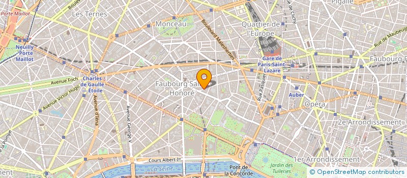 localisation de l'entreprise GALERIE VIRGINIE LOUVET  PARIS