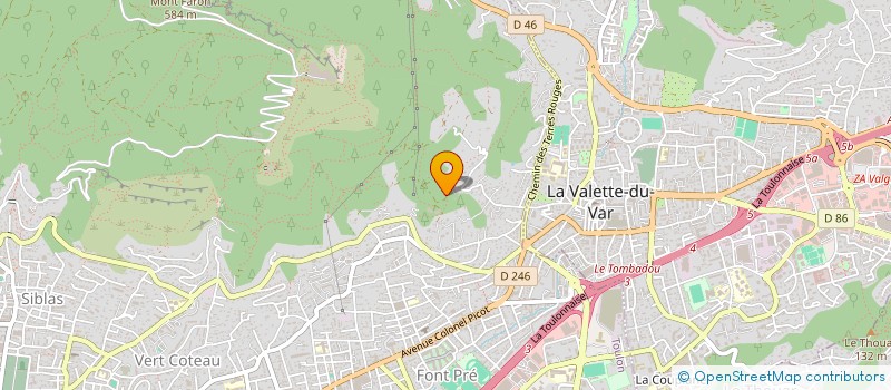 localisation de l'entreprise GALERIE VOLGA  TOULON