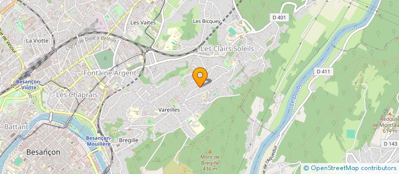 localisation de l'entreprise GALERIE X  BESANCON