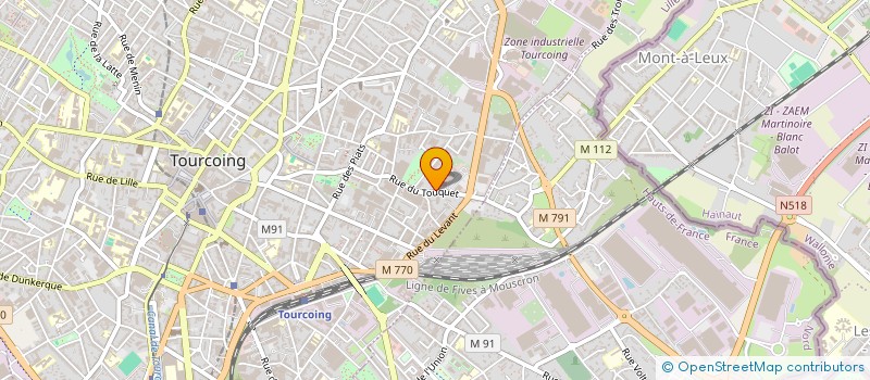 localisation de l'entreprise GALERIE87 à TOURCOING