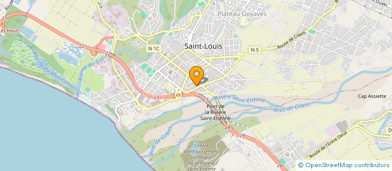 localisation de l'entreprise GALERIES AUTOMOBILES à SAINT-LOUIS