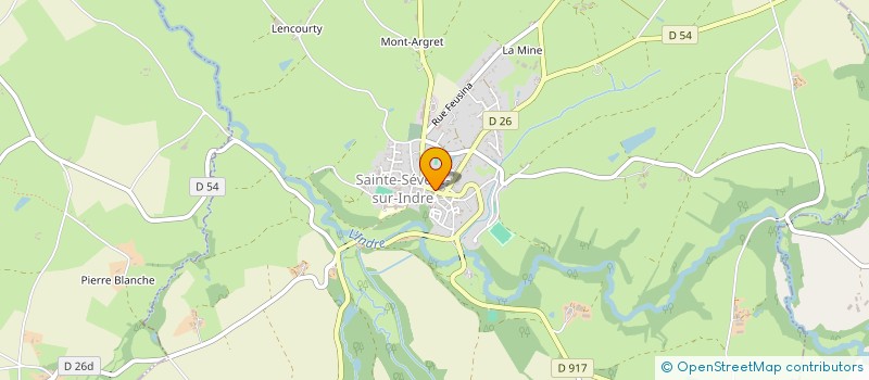 localisation de l'entreprise GALERIES BERRICHONNES à SAINTE-SEVERE-SUR-INDRE