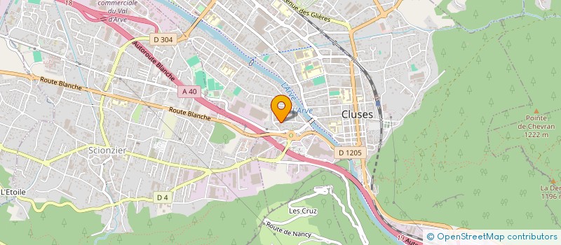 localisation de l'entreprise GALERIES CLUSIENNES à CLUSES