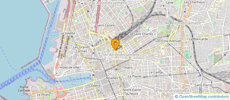 localisation de l'entreprise GALERIES D ATHENES à MARSEILLE