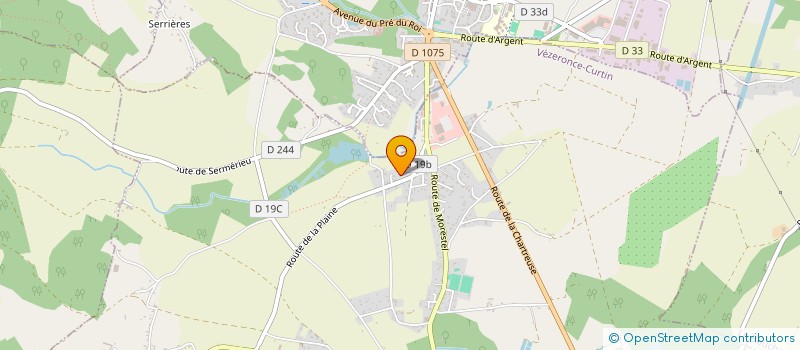 localisation de l'entreprise GALERIES D'EBENE  ARANDON-PASSINS