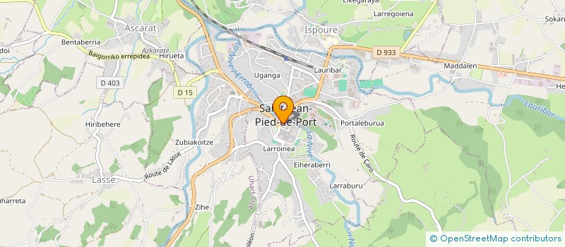 localisation de l'entreprise GALERIES DE GARAZI à SAINT-JEAN-PIED-DE-PORT