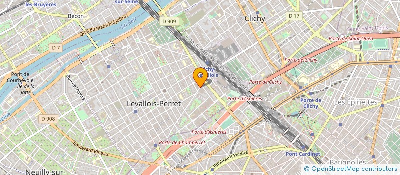 localisation de l'entreprise GALERIES LAFAYETTE HORLOGERIE BIJOUTERIE à LEVALLOIS-PERRET