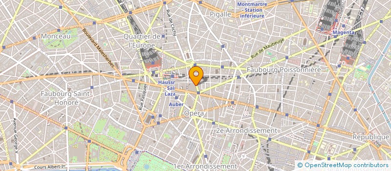 localisation de l'entreprise GALERIES LAFAYETTE L'ACADEMIE  PARIS