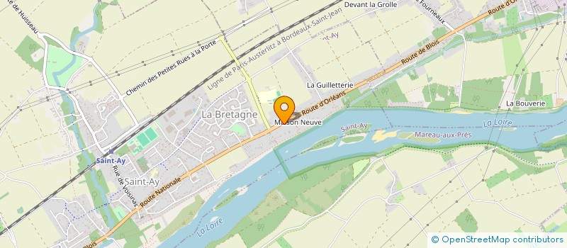 localisation de l'entreprise GALERIES MAGDUNOISES à MEUNG-SUR-LOIRE