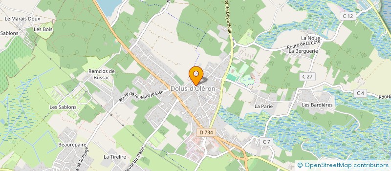 localisation de l'entreprise GALERIES OLERONNAISES  DOLUS-D'OLERON