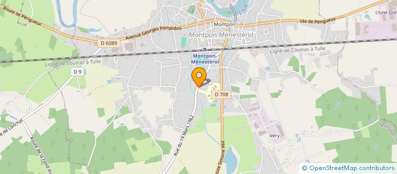 localisation de l'entreprise GALERNE IMMOBLIER  MONTPON-MENESTEROL