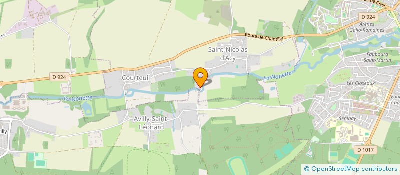 localisation de l'entreprise GALESTILLE  COURTEUIL