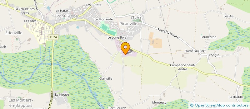 localisation de l'entreprise GALESTIN  PICAUVILLE