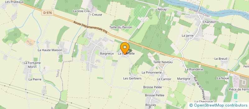 localisation de l'entreprise GALET  ATHEE-SUR-CHER