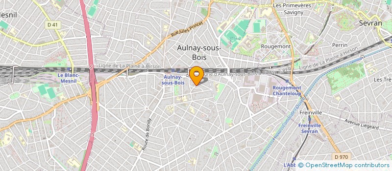 localisation de l'entreprise GALETEZEN à AULNAY-SOUS-BOIS