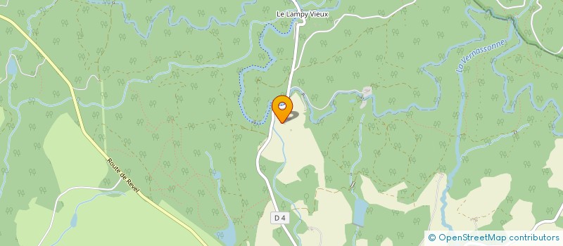 localisation de l'entreprise GALETIS  SAISSAC