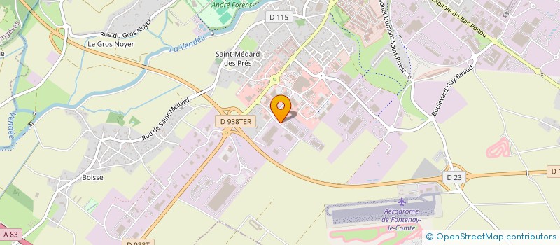 localisation de l'entreprise GALETS AND CO à FONTENAY-LE-COMTE
