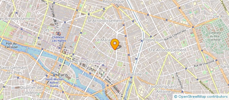 localisation de l'entreprise GALETTE CAFE LE MARAIS  PARIS