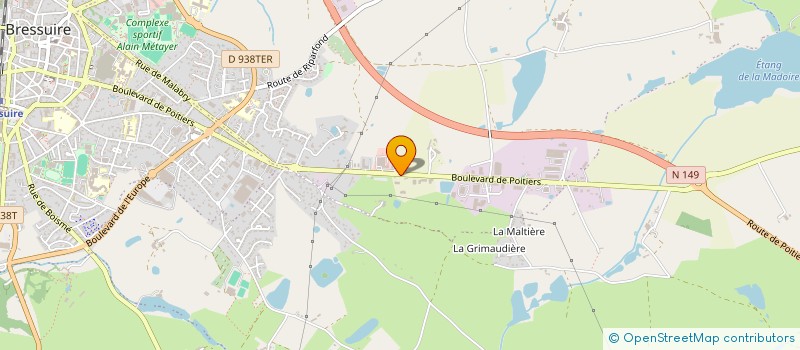 localisation de l'entreprise GALETTES DU BOCAGE  BRESSUIRE