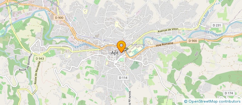 localisation de l'entreprise GALEXA à APT