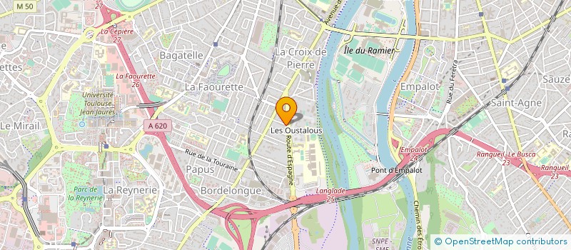 localisation de l'entreprise GALEXI à TOULOUSE