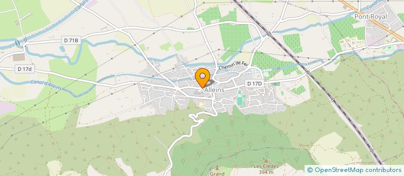 localisation de l'entreprise GALEYA RENOVATION  ALLEINS