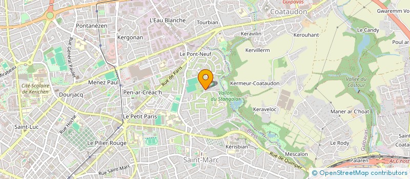 localisation de l'entreprise GALF STANG ALAR  BREST