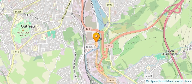 localisation de l'entreprise GALFOOD  OUTREAU