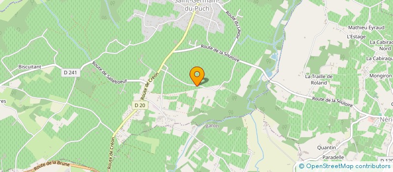 localisation de l'entreprise GALGON INVEST  SAINT-GERMAIN-DU-PUCH