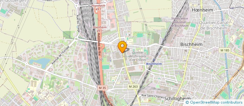 localisation de l'entreprise GALHAG-2L  SCHILTIGHEIM